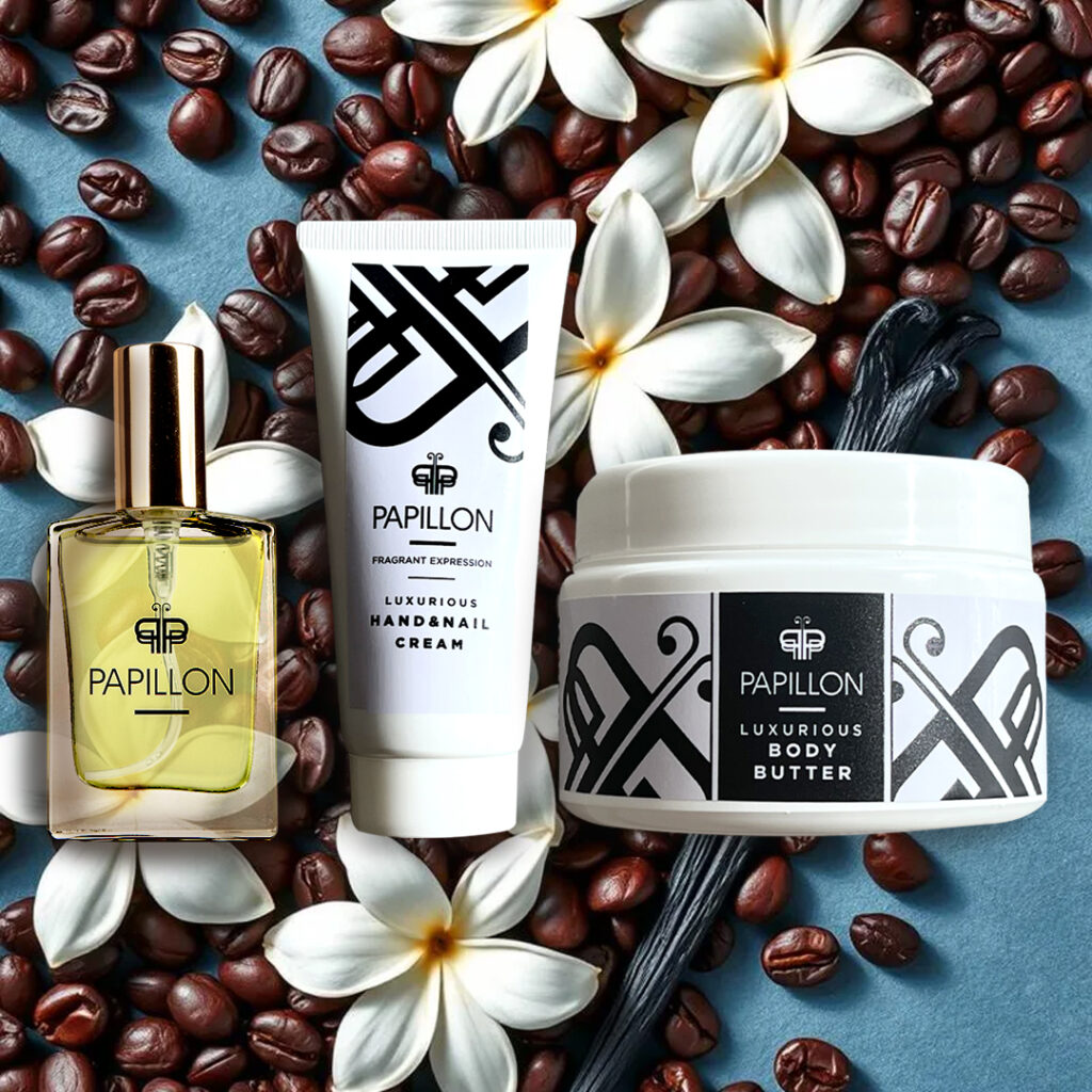 F32 Noir Combo - Perfume + Hand & Nail + Body Butter inspired by Black Opium (YSL) — Papillon Perfumes South Africa 30ml