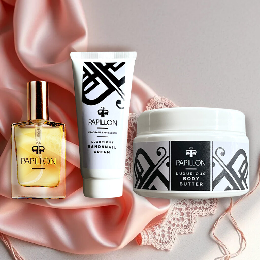 F45 Julia Combo - Perfume + Hand & Nail + Body Butter inspired by La Vie Est Belle (Lancôme) — Papillon Perfumes South Africa 30ml