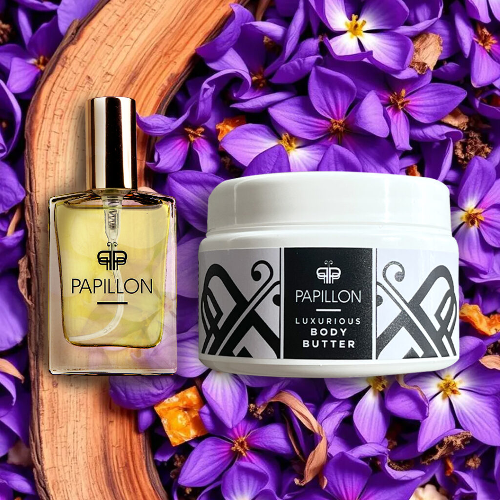 F43 Aura Combo - Perfume + Body Butter inspired by Alien (Thierry Mugler) — Papillon Perfumes South Africa 30ml
