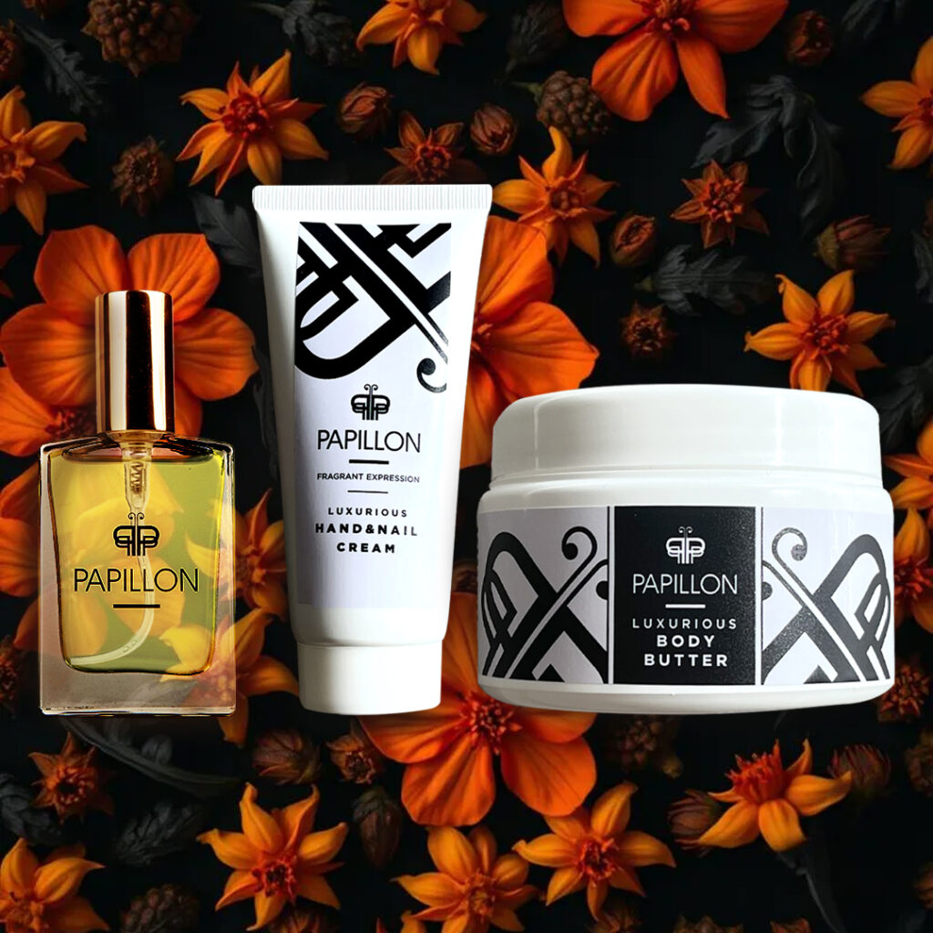 U6 Eye Candy Combo - Perfume + Hand & Nail + Body Butter inspired by Baccarat Rouge 540 (Maison Francis Kurkdjian) — Papillon Perfumes South Africa 30ml